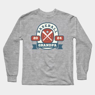 Baseball Grandpa Fathers Day Long Sleeve T-Shirt